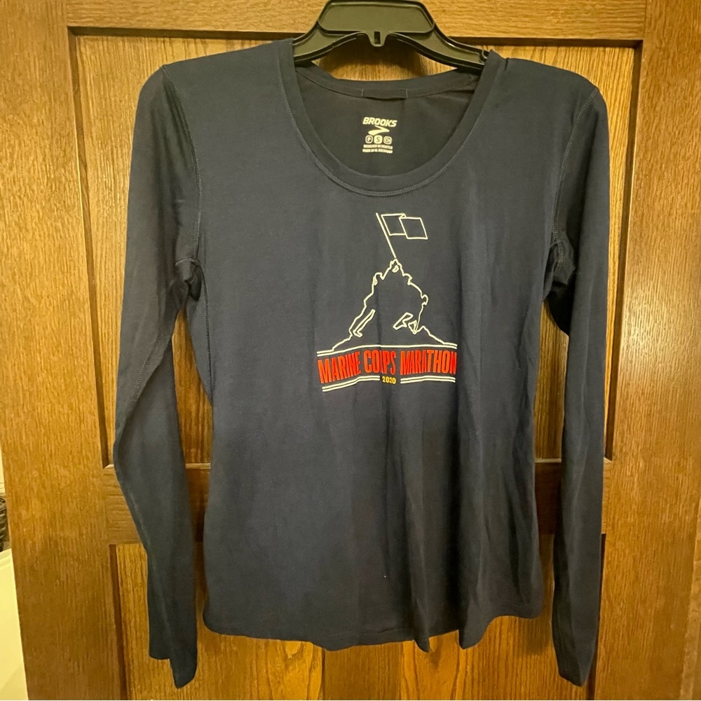 Brooks Marine Corp LS Distance Tee